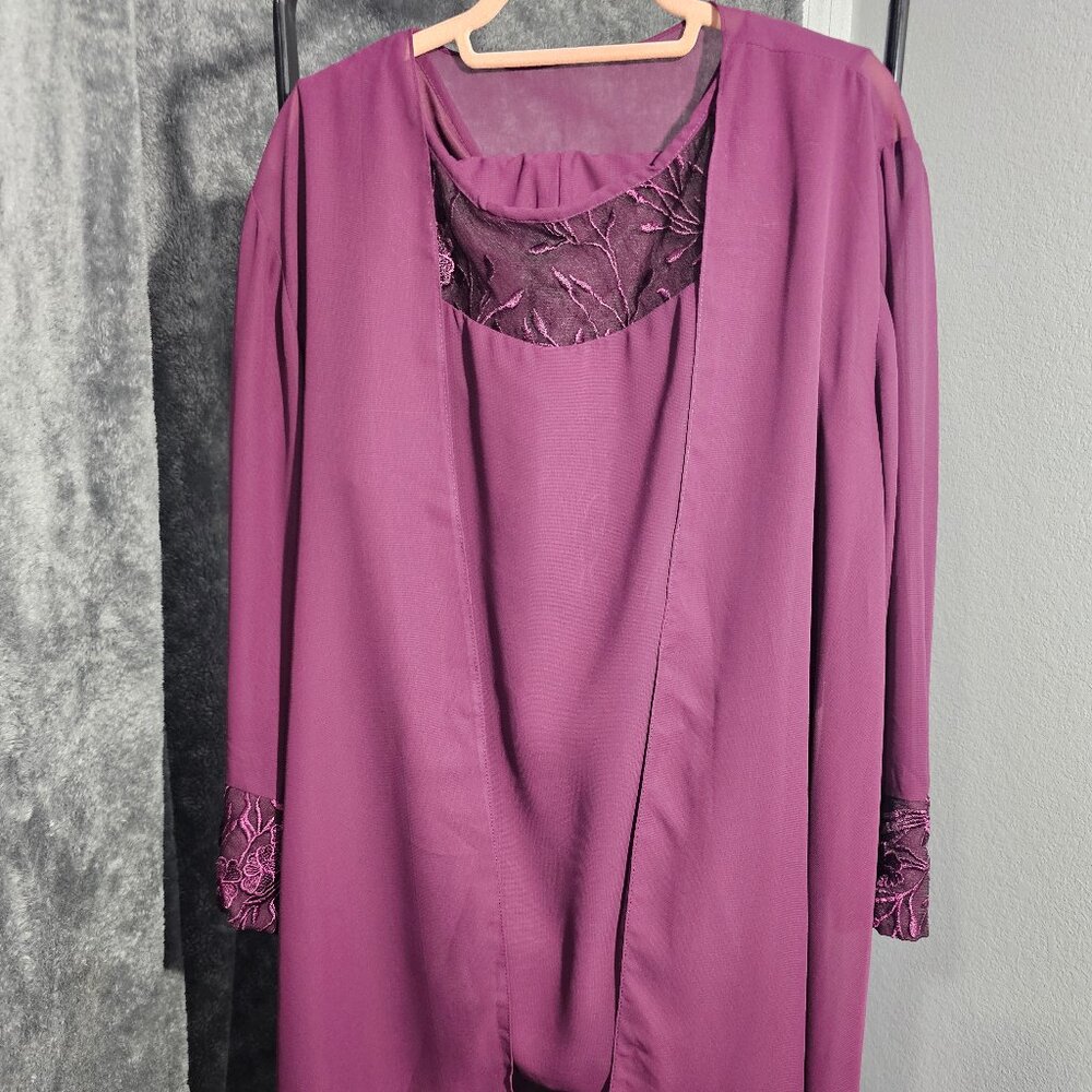3 piece TS Jumpsuit / Pantsuit Size 22